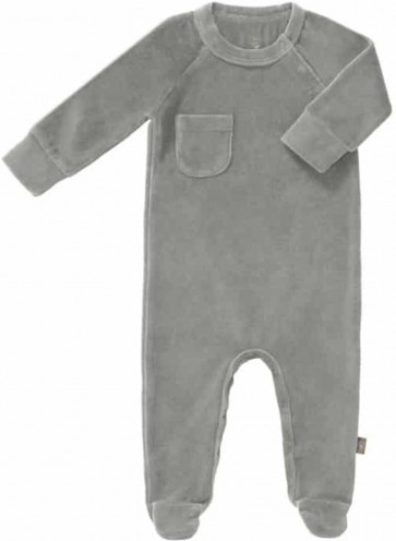 Fresk pyjama met voet Paloma Grey 0-3 m