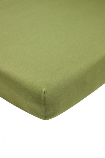 Meyco Jersey Hoeslaken avocado 60x120 cm