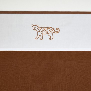 Meyco Katoenen laken Cheetah Animal Camel 75x100 cm