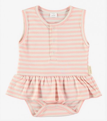 Petit Oh! Jurkje roze vanille 3-6 m