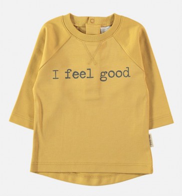 Petit Oh! t-shirt lange mouwen ambar feel good 3-6 m
