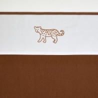 Meyco Katoenen laken Cheetah Animal Camel 75x100 cm