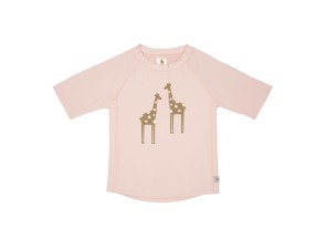 LÄSSIG t-shirt korte mouw giraffe/poeder pink 24 m, 92 cm