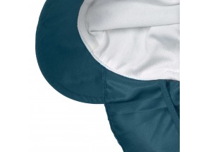 LÄSSIG Zonnehoedje met flap Navy 7-18 m, maat 48-49 