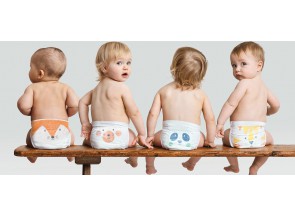 KIT & KIN  Maat 1 mini Ecologische wegwerpluiers 