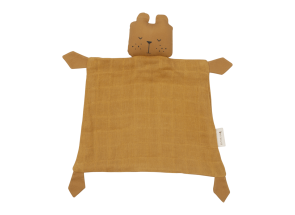 Fabelab Knuffeldoekje Beer Oker - Bear Ochre