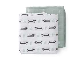 Fresk Swaddle - Hydrofiel set 2 st. 70x60 cm Dachsy