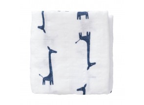 Fresk Swaddle - Hydrofiel set 2 st. 70x60 cm Giraf Indigo Blue