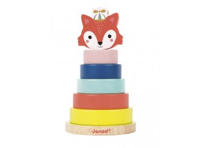  Janod houten stapelringen Vos