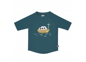 LÄSSIG t-shirt korte mouw boot/blauw 24 m, 92 cm