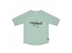 LÄSSIG t-shirt korte mouw krokodil/mint 24 m, 92 cm