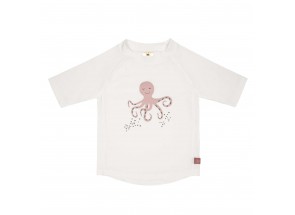 LÄSSIG t-shirt korte mouw octopus/wit 12 m, 74-80 cm
