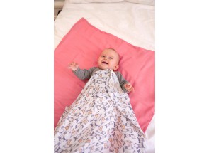  LÄSSIG Swaddle - Hydrofiele doek 3 stuks L Glama Lama Coral 80 x 80 cm