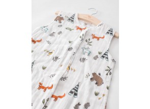 Little Unicorn Muslin slaapzak Forest friends (12-18m) TOG 1.1