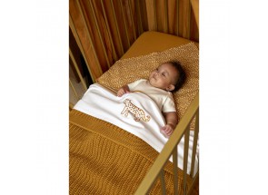 Meyco Jersey Hoeslaken honey gold 60x120 cm