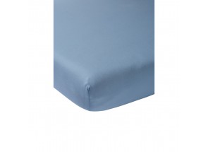 Meyco Jersey Hoeslaken jeans 60x120 cm