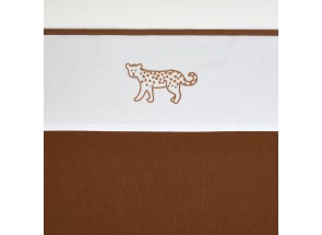 Meyco Katoenen laken Cheetah Animal Camel 75x100 cm