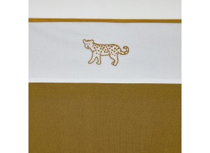 Meyco Katoenen laken Cheetah Animal Honey Gold 75x100 cm