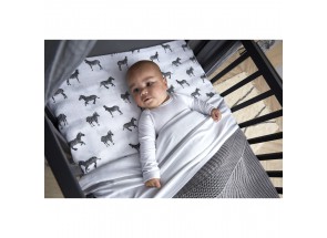 Meyco Hydrofiel Zebra animal cheetah zwart set 2 stuks 120 x 120 cm