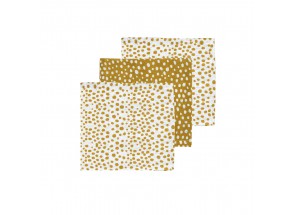 Meyco Hydrofiel cheetah honey gold set 3 stuks 70 x 70 cm