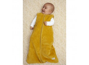 Meyco Slaapzak gevoerd velvet  honey gold 90 cm (6-18m) TOG 2.2