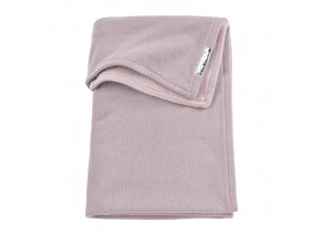 Meyco babydeken-wiegdeken TOG 1.8 knit lilac 75x100 cm met velvet 