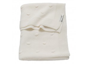 Meyco wiegdeken Knots TOG 0.3 Offwhite 75x100 cm 