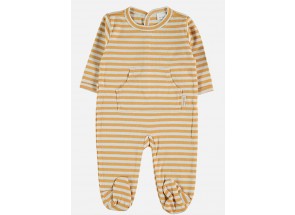 Petit Oh! Romper ambar/vanille 6-9 m