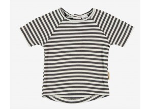 Petit Oh! t-shirt korte mouwen iron vanille 12-18 m