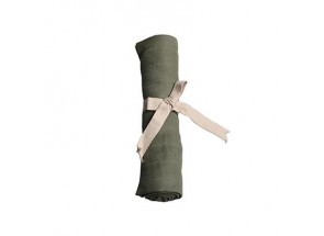 Filibabba Tetradoek - Hydrofiel solid Olive Green  65 x 65 cm
