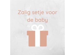 Zalig setje voor de baby