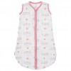 Fresk Slaapzak Muslin dubbel gelaagd Elefant pink (6-12m) TOG 1.1