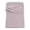 Meyco babydeken-wiegdeken TOG 1.8 knit lilac 75x100 cm met velvet 