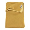 Meyco babydeken-wiegdeken TOG 1.8 knit honey gold 75x100 cm met velvet