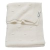 Meyco wiegdeken Knots TOG 0.3 Offwhite 75x100 cm 