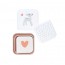 Lässig Snackbox 3 st Lela light pink 
