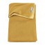 Meyco babydeken-wiegdeken TOG 1.8 knit honey gold 75x100 cm met velvet